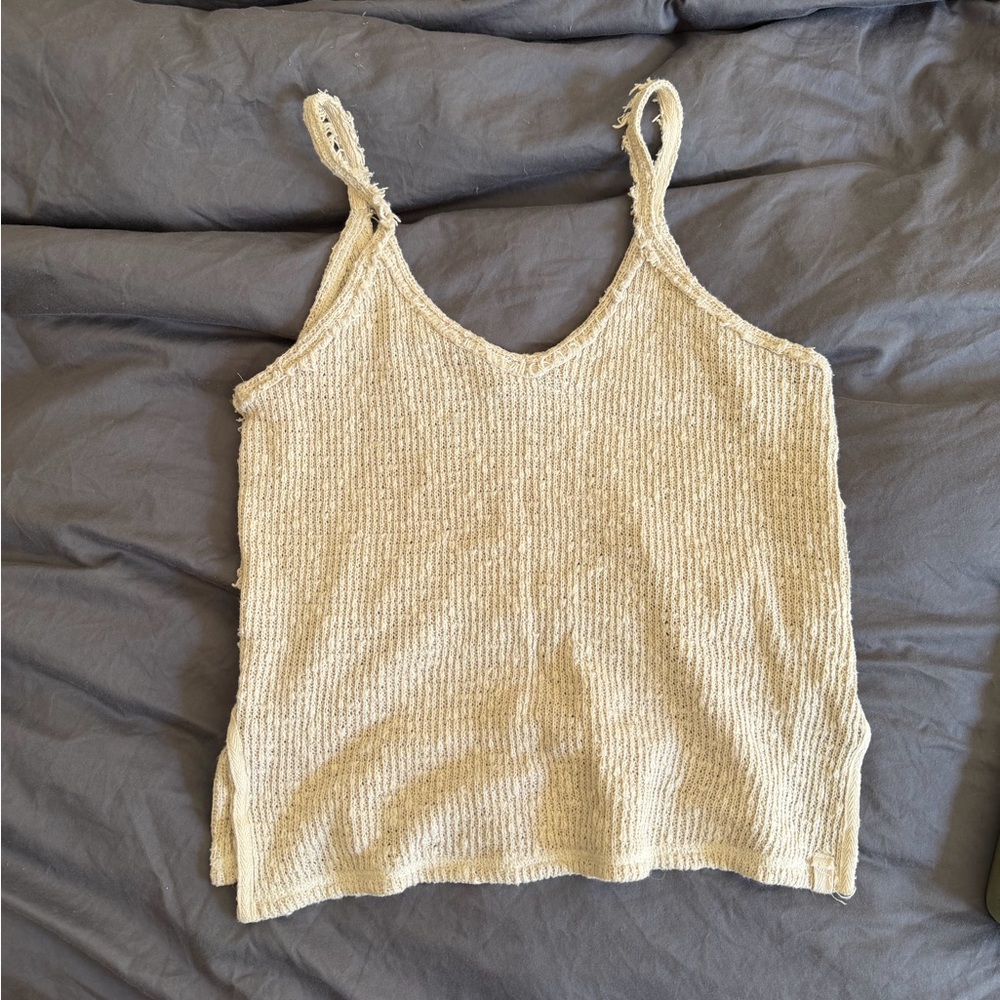 We The Free Cream Knit Camisole